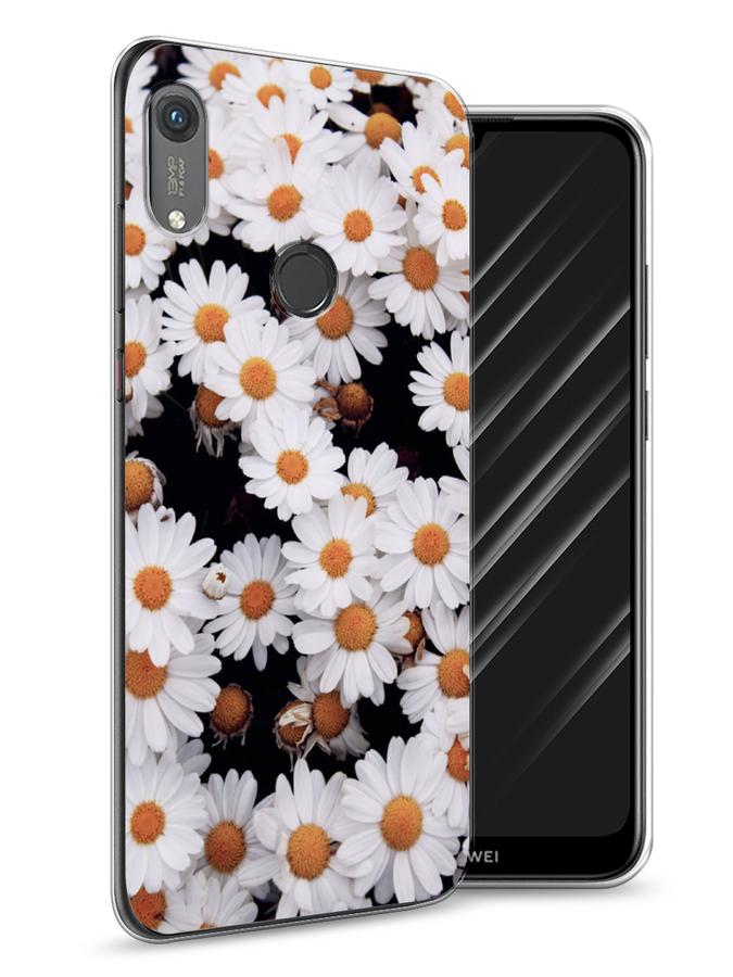 

Чехол Awog на Honor 8A (8A Pro/Prime) "Ромашковое поле", Белый, 68750-4