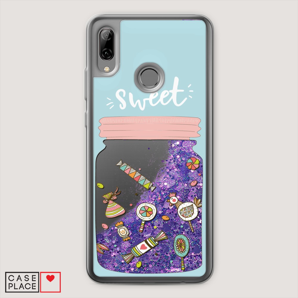 

Чехол Awog на Huawei P Smart 2019/Honor 10 Lite "Конфетки в банке", Разноцветный, 67292-1