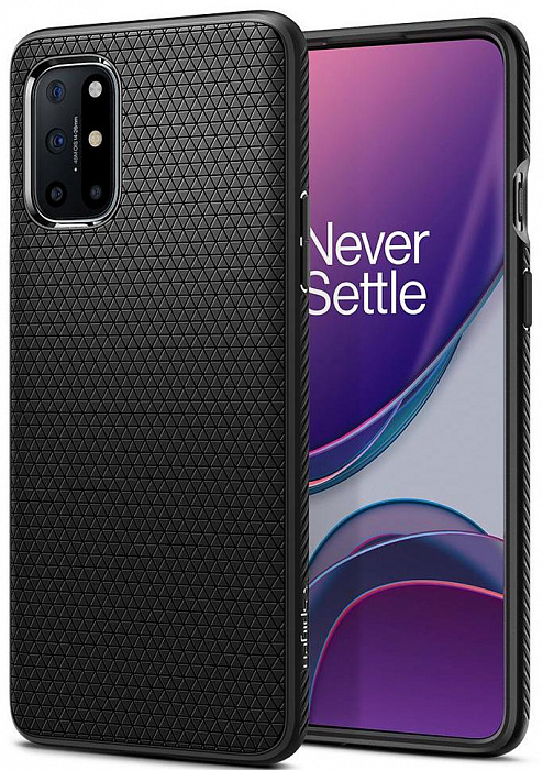 фото Чехол spigen liquid air (acs02060) для oneplus 8t (black)