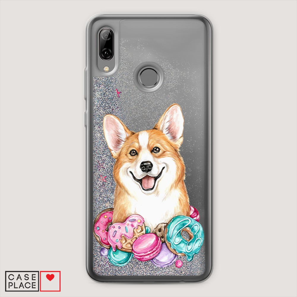 

Чехол Awog на Huawei P Smart 2019/Honor 10 Lite "Корги и сладости", Разноцветный, 67291-1
