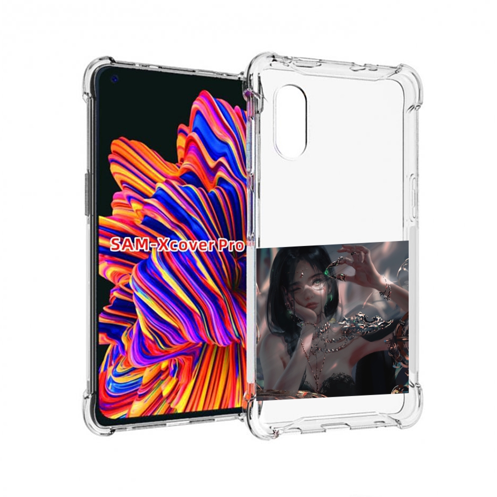 

Чехол MyPads девушка-с-алмазом для Samsung Galaxy Xcover Pro 1, Прозрачный, Tocco
