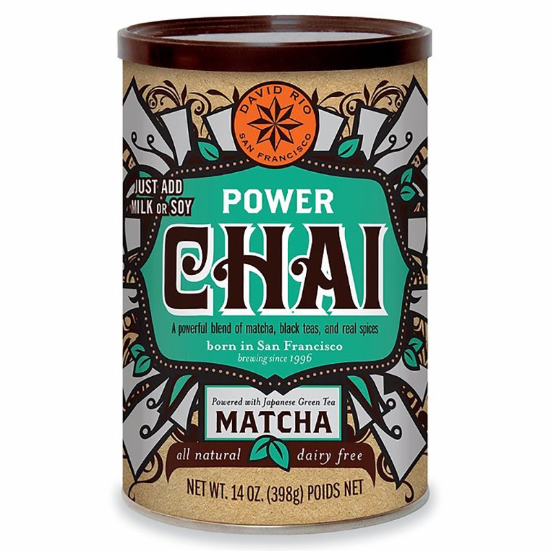 Пряный чай латте David Rio Chai Power Matcha матча, 398г