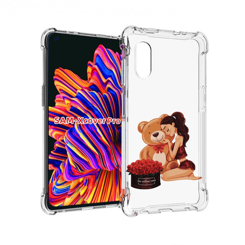 

Чехол MyPads девушка-с-подарками женский для Samsung Galaxy Xcover Pro 1, Прозрачный, Tocco