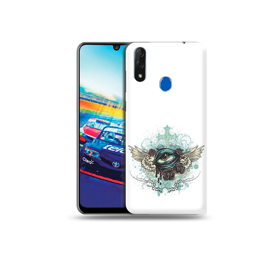 Чехол MyPads Tocco для ZTE Blade V10 плачущий глаз с крыльями (PT136503.455.544)