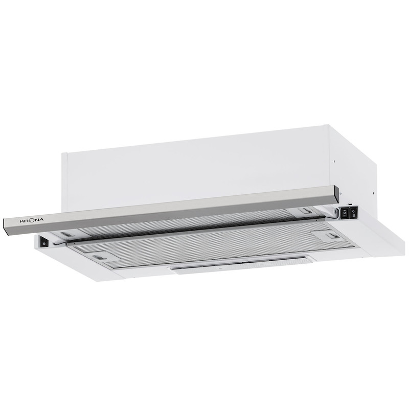 

Вытяжка встраиваемая Krona Slim60ix МВ белый, Slim60ix МВ