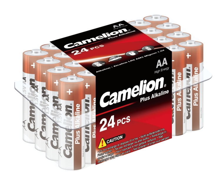 Набор из 24 шт, Батарейка Camelion LR6-BP24