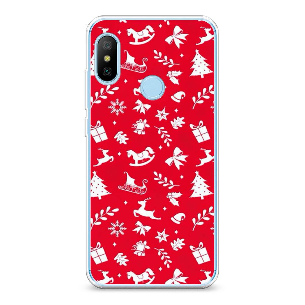 

Чехол на Xiaomi Poco F3/Redmi K40/Mi 11i "Любопытный котик", Красный;белый, 33950-5