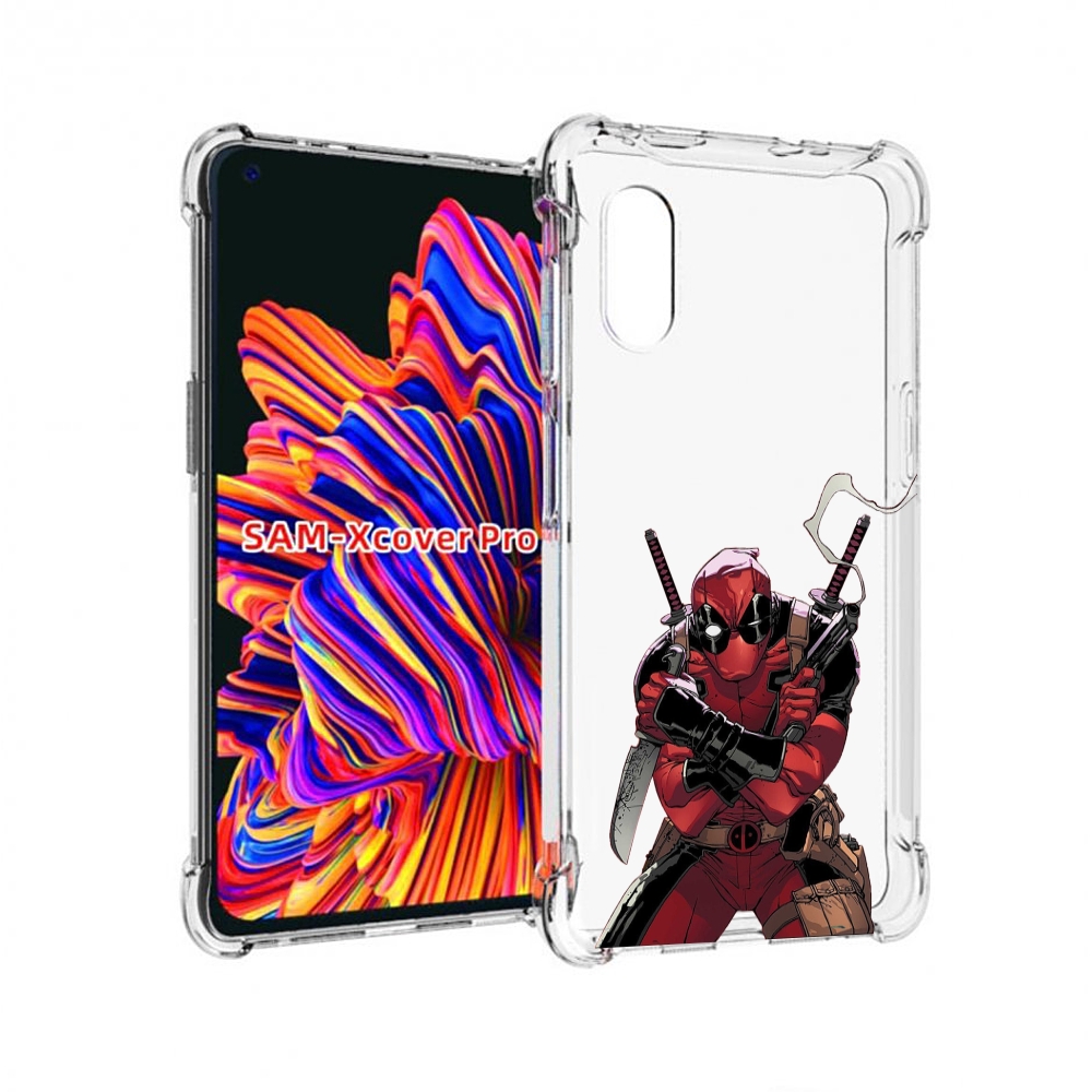 

Чехол MyPads дедпул-подмигивает для Samsung Galaxy Xcover Pro 1, Прозрачный, Tocco