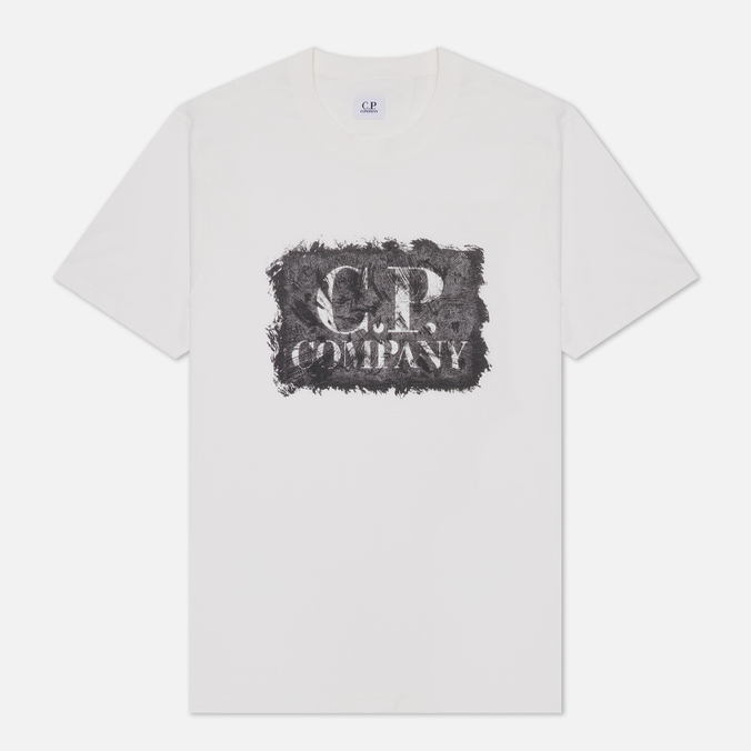 

Мужская футболка C.P. Company 30/1 Jersey Graphic Large Logo Print белый, Размер XL, 30/1 Jersey Graphic Large Logo Print
