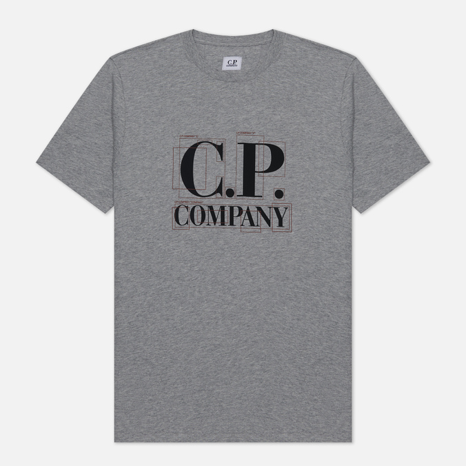 

Мужская футболка C.P. Company 30/1 Jersey Large Graphic Logo серый, Размер M, 30/1 Jersey Large Graphic Logo