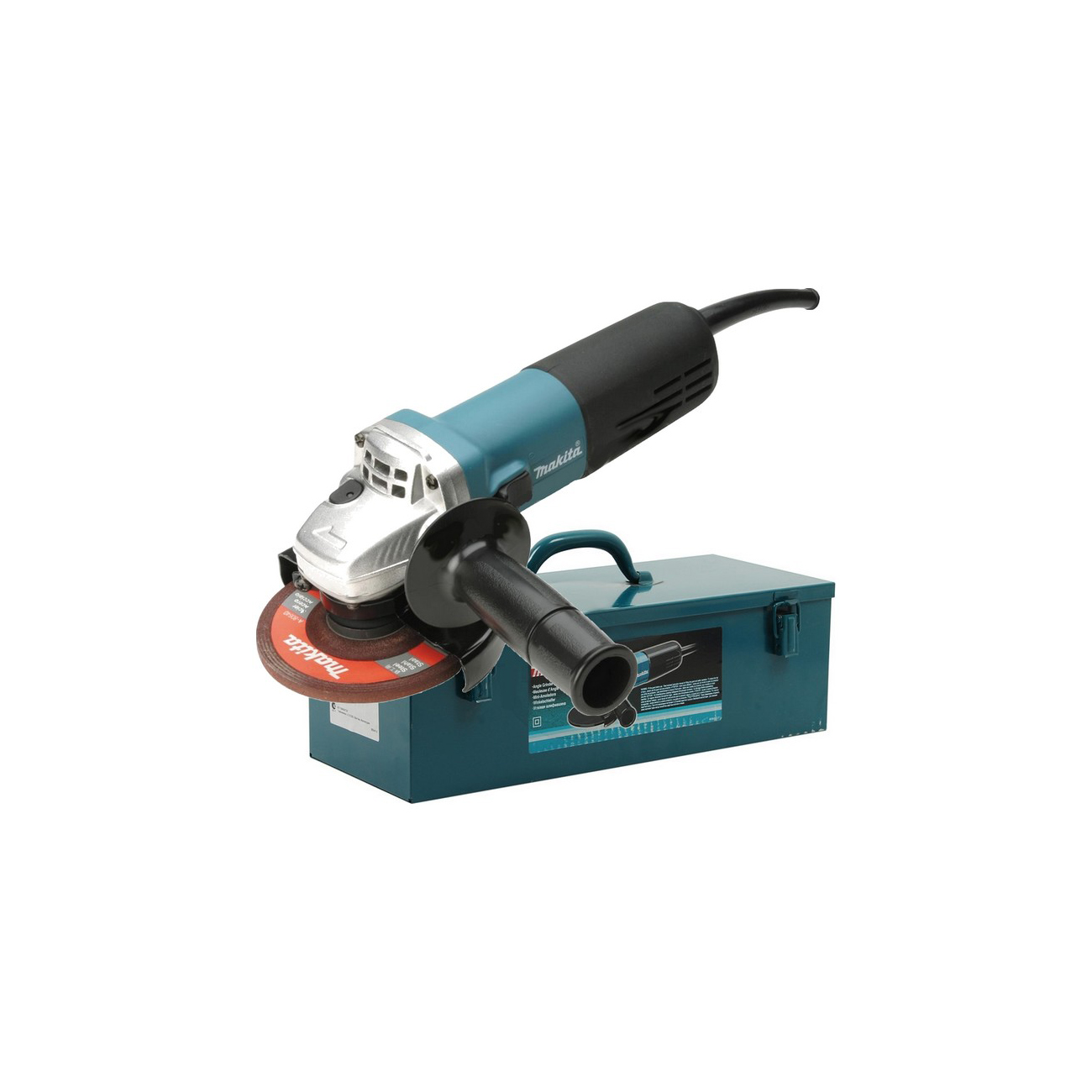 Сетевая угловая шлифовальная машина Makita 9557HNK