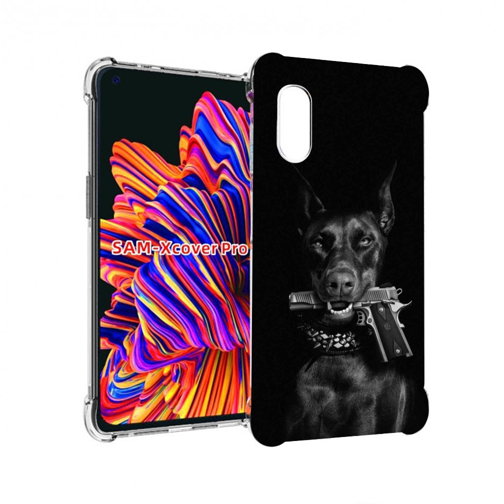 

Чехол MyPads доберман мужской для Samsung Galaxy Xcover Pro 1, Прозрачный, Tocco
