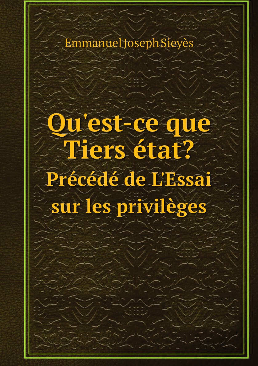 

Qu'est-ce que Tiers etat
