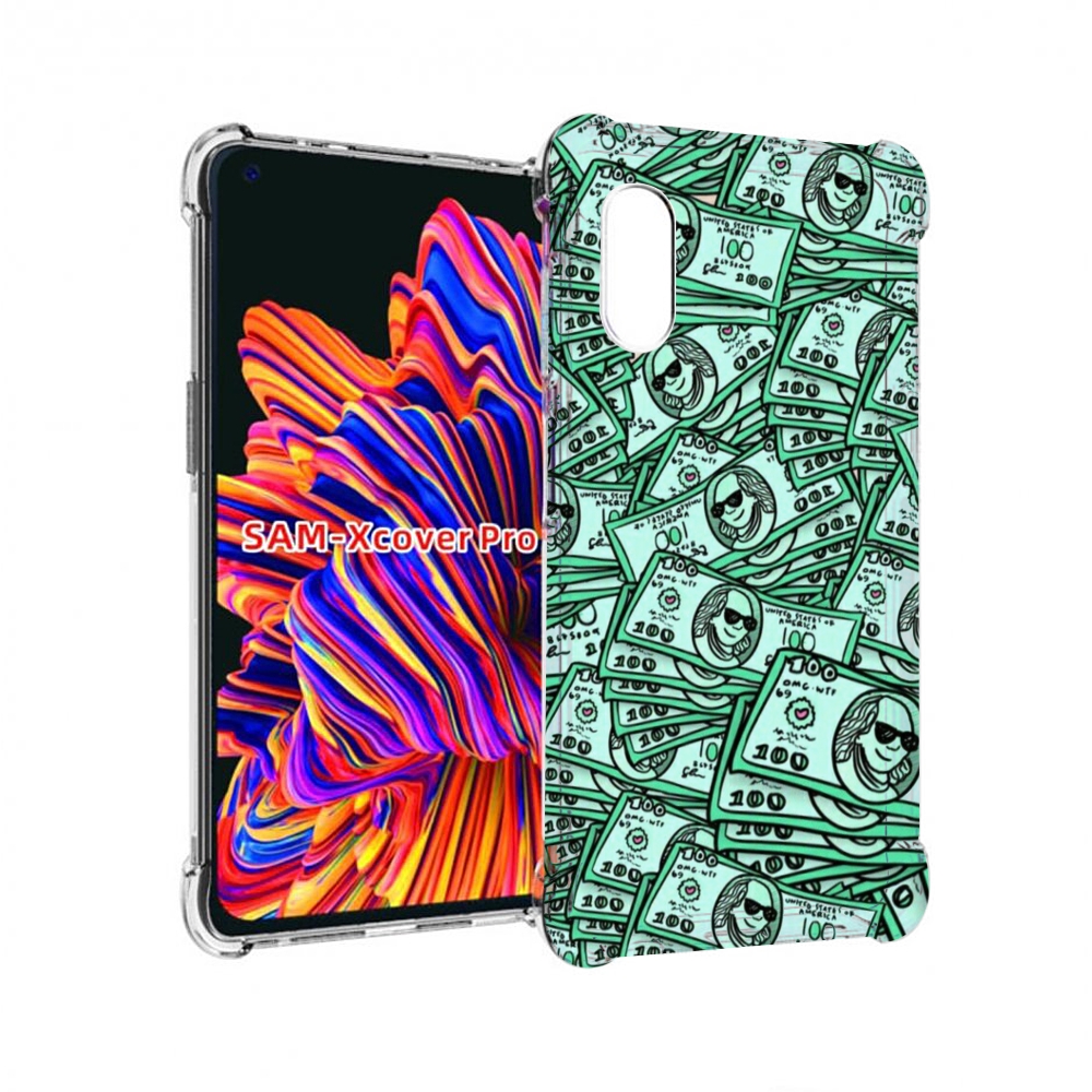 

Чехол MyPads доллары картинка для Samsung Galaxy Xcover Pro 1, Прозрачный, Tocco