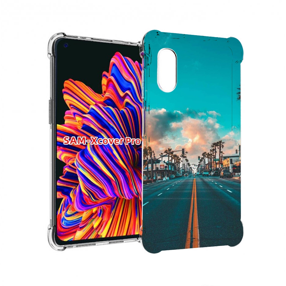 

Чехол MyPads дорога-в-лос-анджелес для Samsung Galaxy Xcover Pro 1, Прозрачный, Tocco