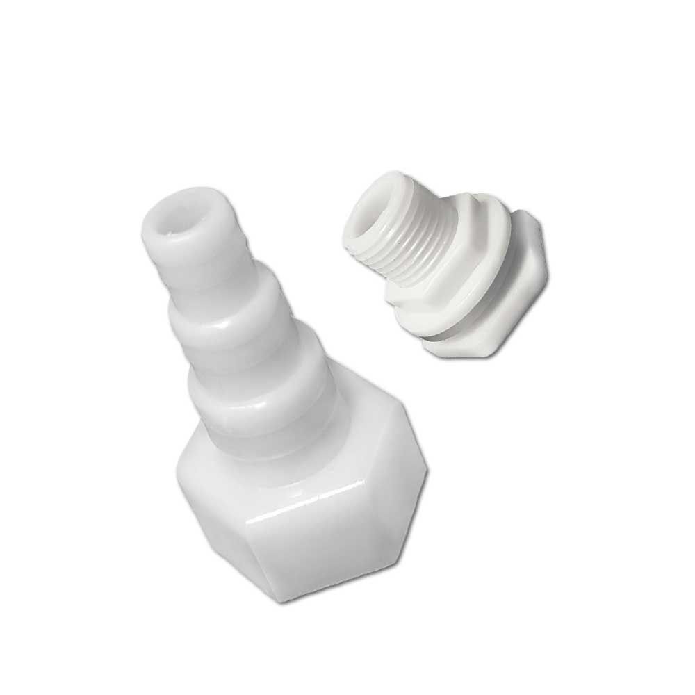 Штуцер и врезка в бак FERMERZ комплект, универсальный 1/2 на 10, 12 и 15мм , 5шт