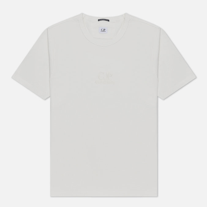 

Мужская футболка C.P. Company 30/2 Mercerized Jersey Embroidered Logo белый, Размер S, 30/2 Mercerized Jersey Embroidered Logo