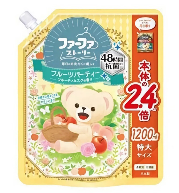 Кондиционер для белья с Nissan FaFa JAPAN Dubai антибактериальным эффектом, 1200 мл