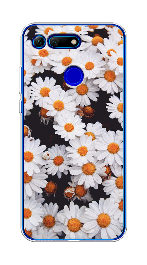 

Чехол Awog на Honor V20 (View 20) "Ромашковое поле", Белый, 67350-4