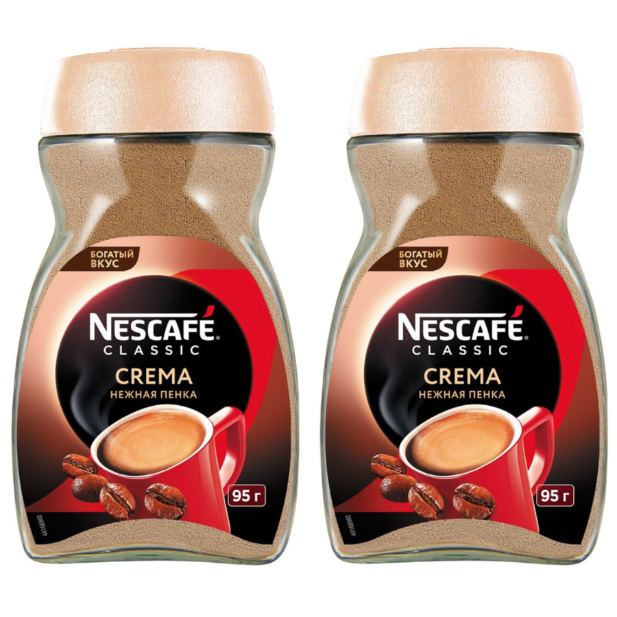 

Кофе растворимый NESCAFE Classic Crema, 95 г х 2 шт