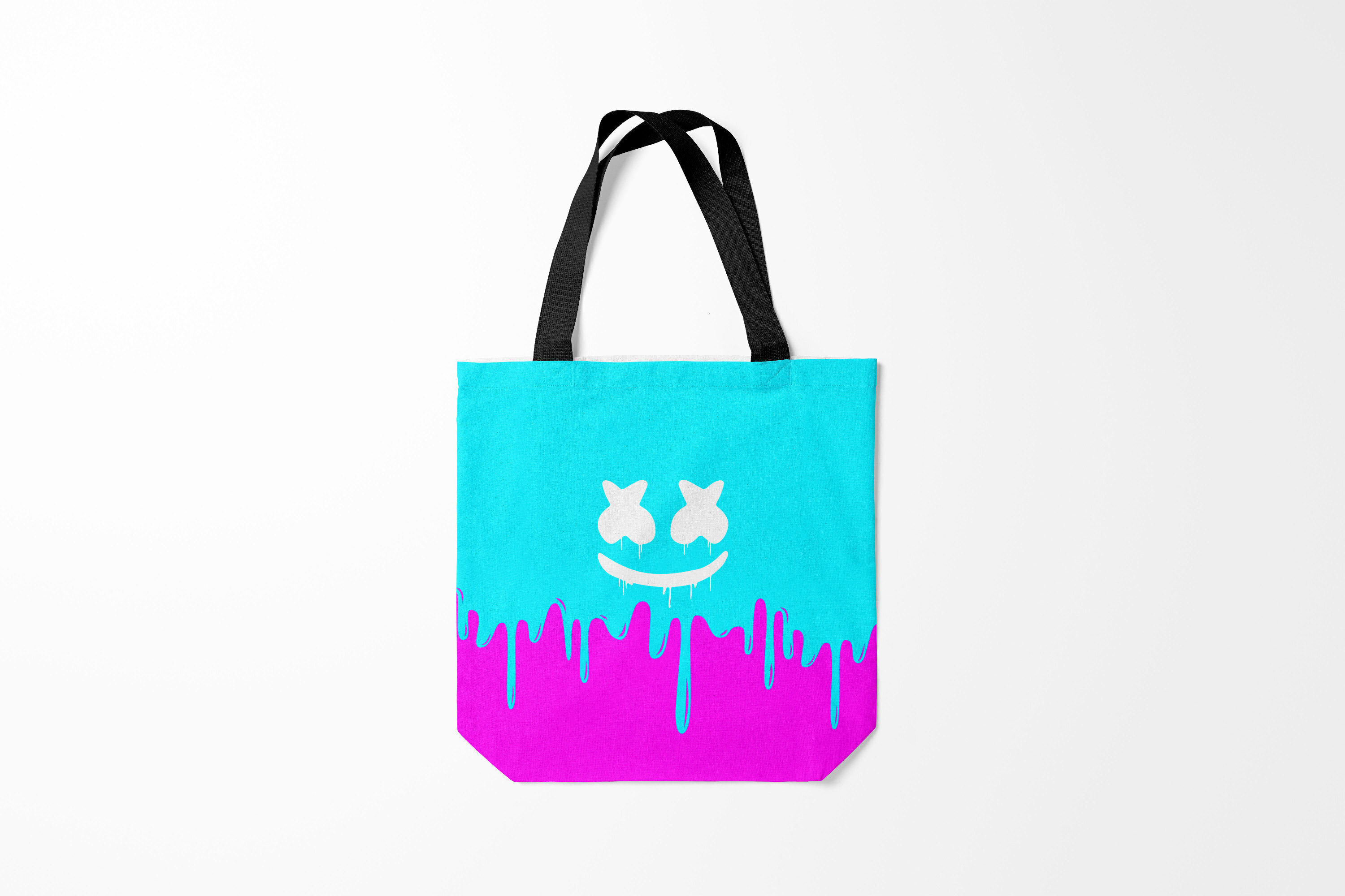 

Сумка шoппер унисекс Burnettie Marshmello, синий, Разноцветный, Marshmello