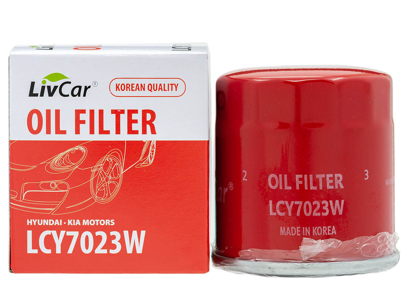 

Фильтр масляный LivCar OIL FILTER LCY7023W HYUNDAI, LCY7023W