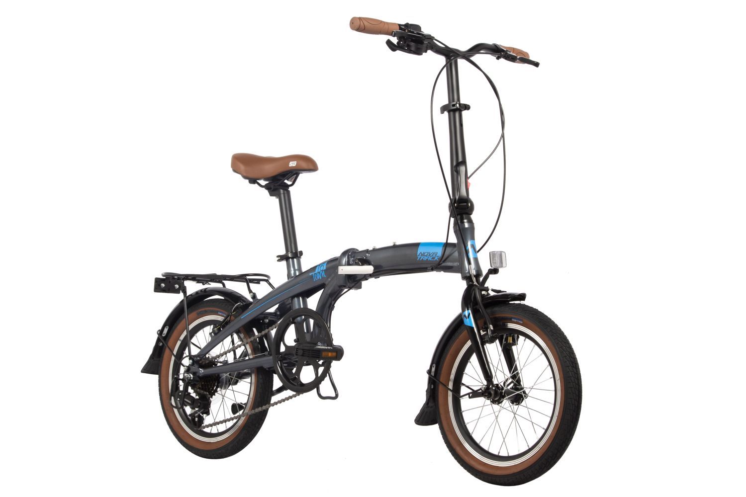 

Велосипед NOVATRACK 16 TOWN серый 2024, TOWN
