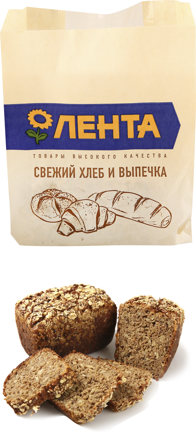 

Хлеб белый Лента Финский зерновой семечки 440 г, Финский зерновой