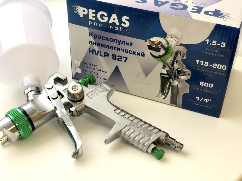 

Pegas Краскопульт Pegas HVLP827 сопло 1.7 мм, 2713