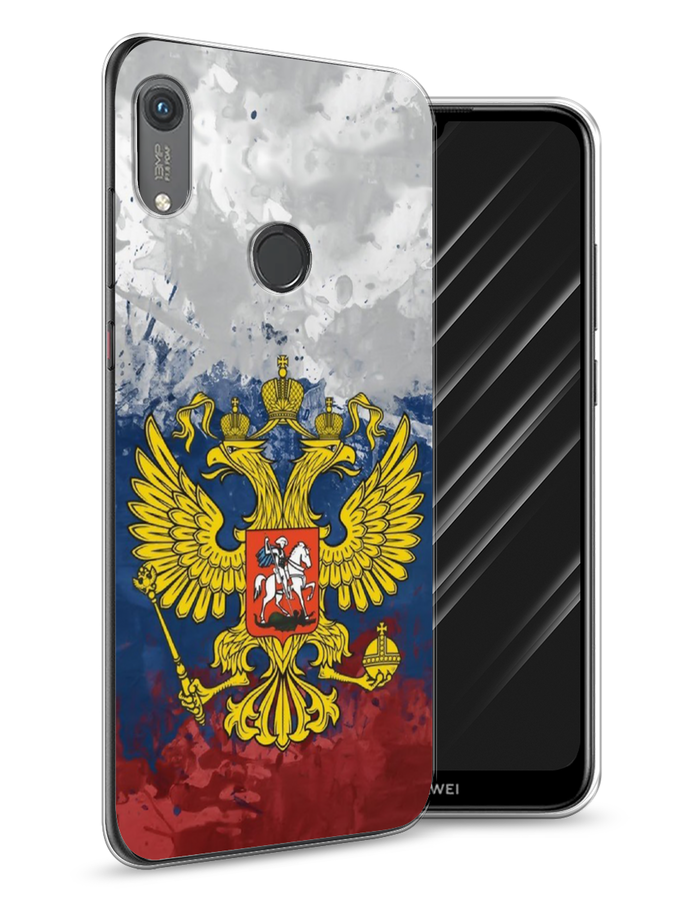 

Чехол Awog на Honor 8A (8A Pro/Prime) "РФ", Белый;синий;красный, 68750-5