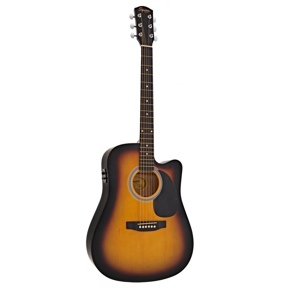 Электроакустическая гитара Fender Squier SA-105CE Dreadnought Sunburst