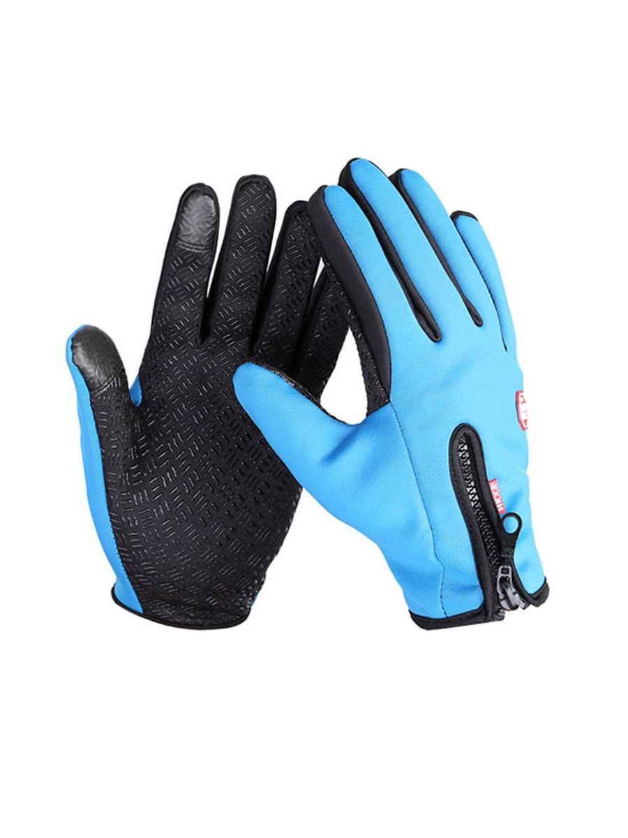 

Велоперчатки MoscowCycling MC-GLOVE-05, голубой, M, MC-GLOVE-05