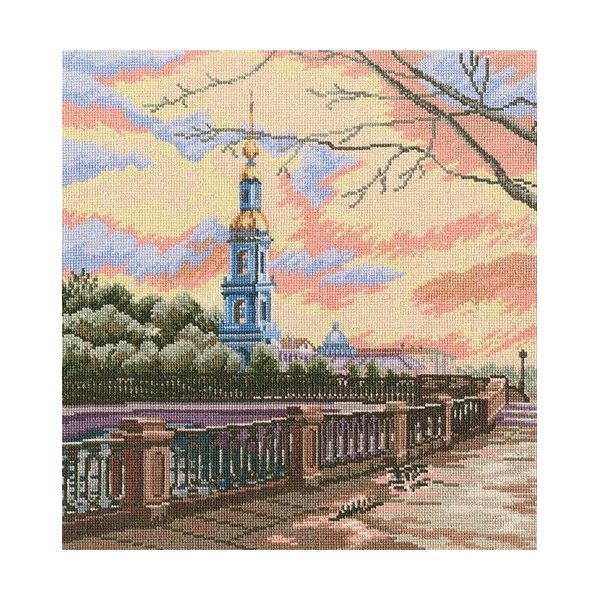 

Набор для вышивания крестом РТО "Каналы Петербурга", 29x30 см, арт. М424