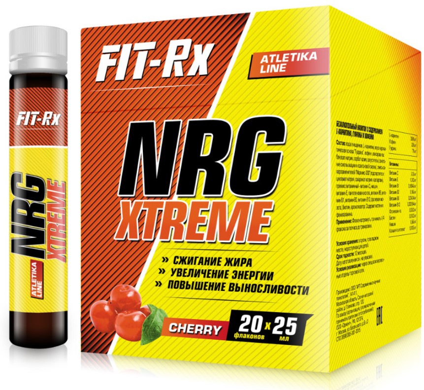 

FIT-Rx NRG Xtreme, 20 амп, вкус: вишня
