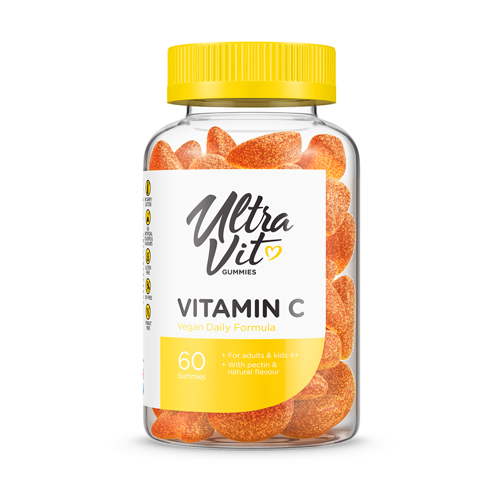 фото Ultravit vitamin c gummies, 60 таб, вкус: апельсин ultra vit