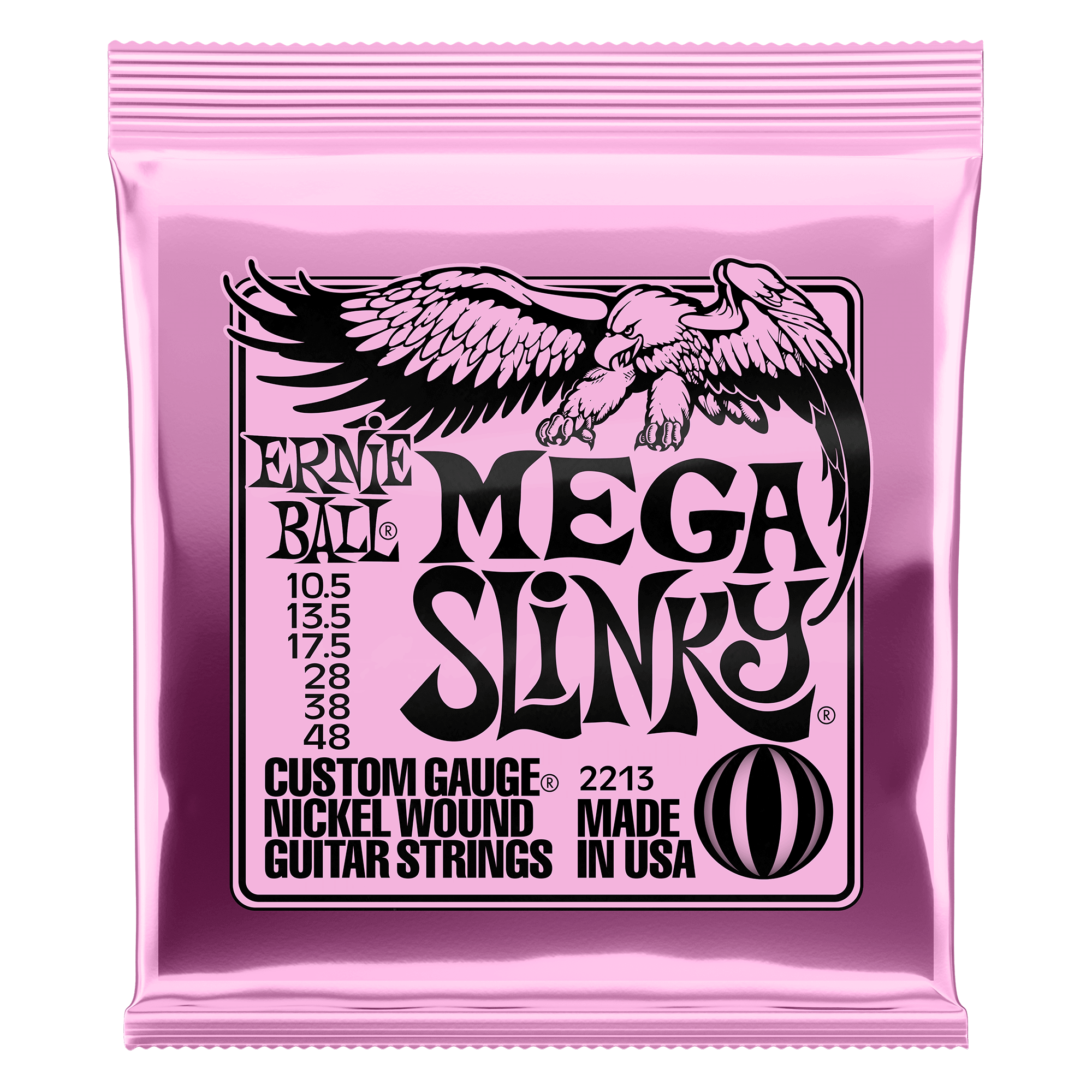 

Струны для электрогитары Ernie Ball 2213 Nickel Wound Mega 10.5-48