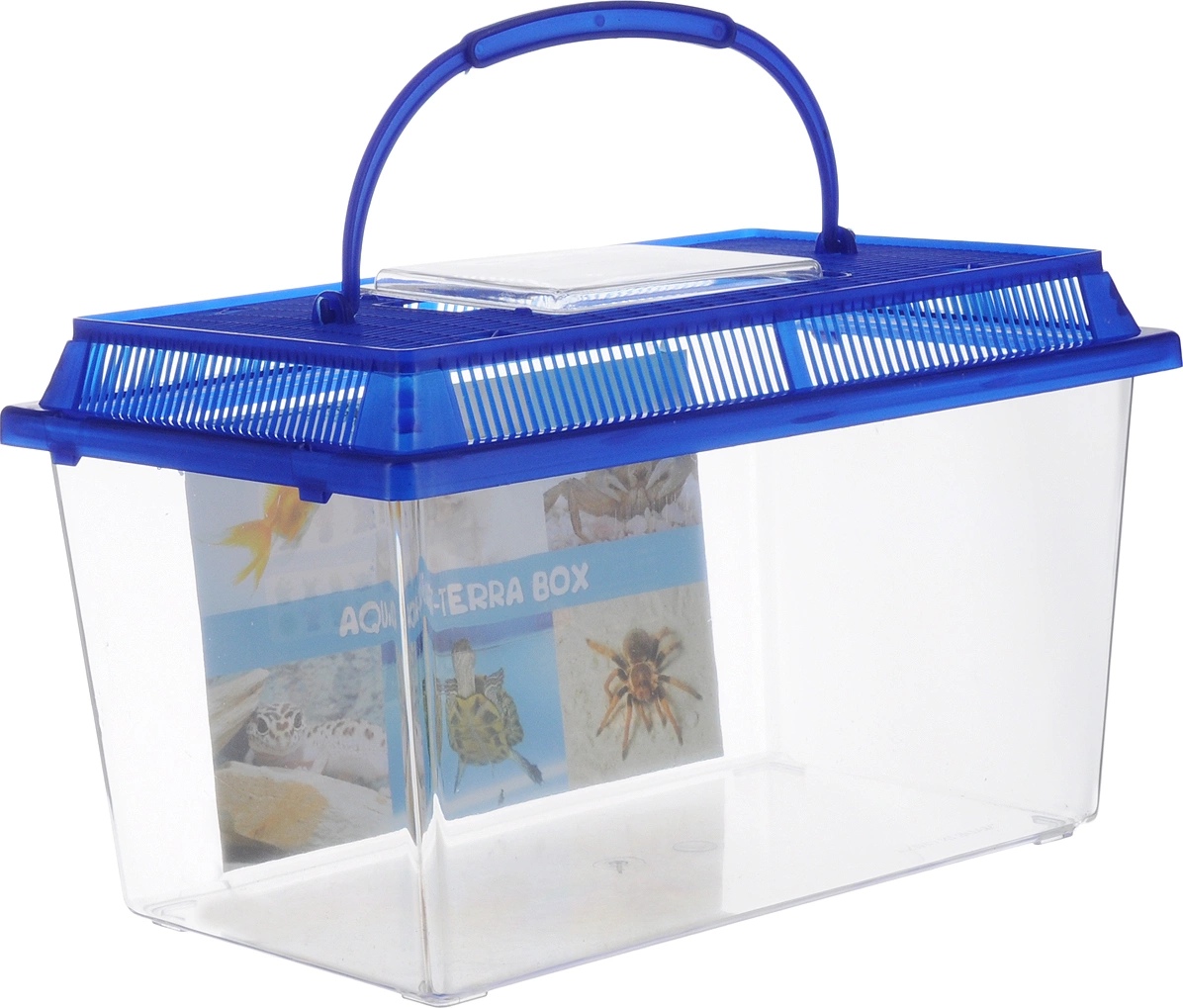 фото Аквариум-террариум fauna international aqua-terra box, с ручками, в ассортименте, 1,3 л