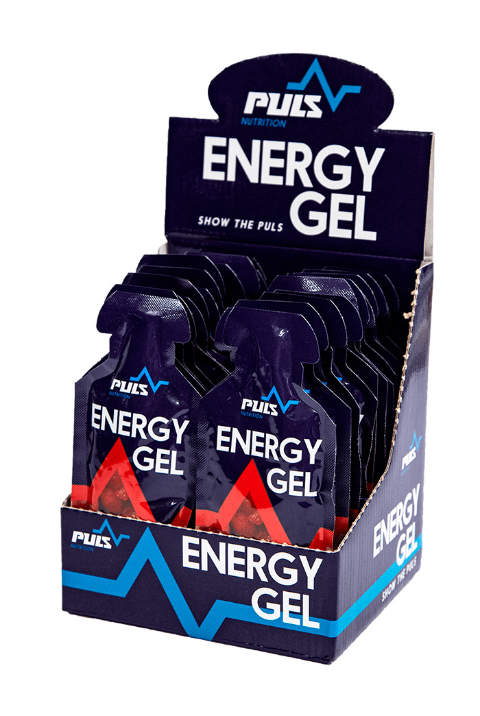 

Энергетический гель Puls Nutrition Energy Gel, 24 x 40 г, strawberry, Energy Gel
