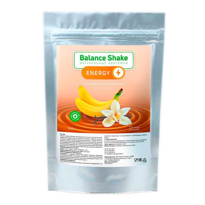 

Энергетик Balance Group Life Energy, 500 г, banana/vanilla, Energy