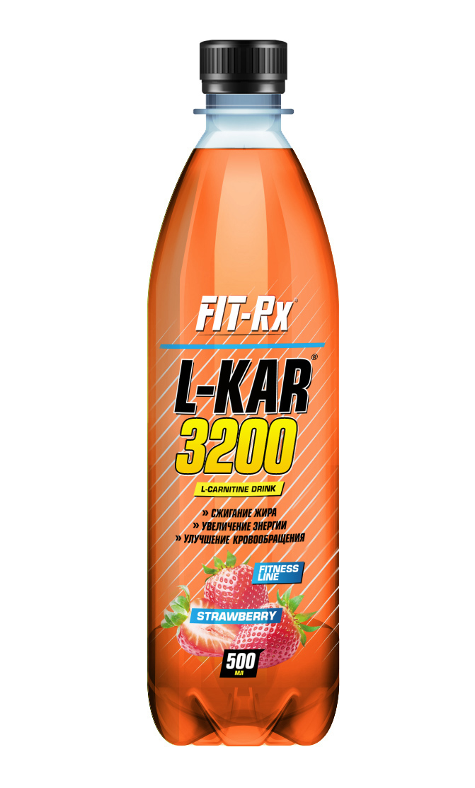 

Напиток с l-карнитином FIT-Rx L-Kar 3200, 500 мл, strawberry, L-Kar 3200