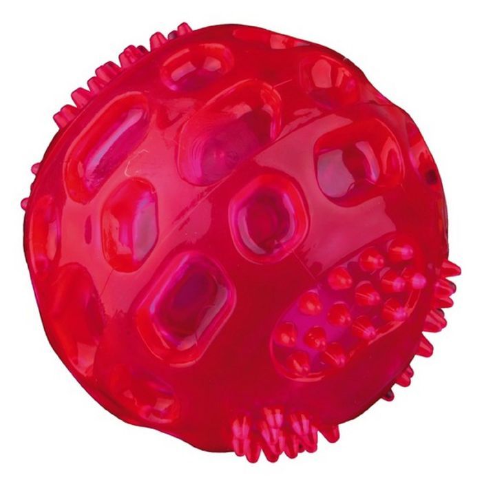 фото Игрушка-пищалка для собак homepet мяч, в ассортименте, 7 см homecat