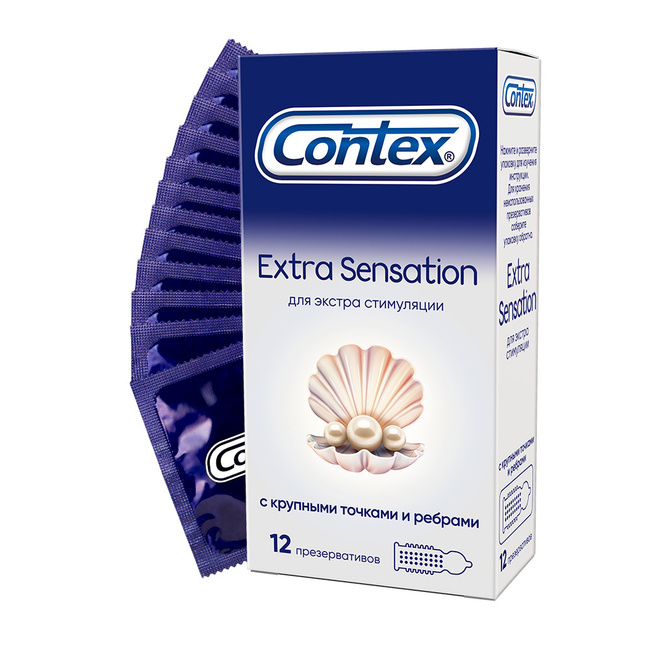 Купить Презервативы Contex Extra Sensation 12 шт.