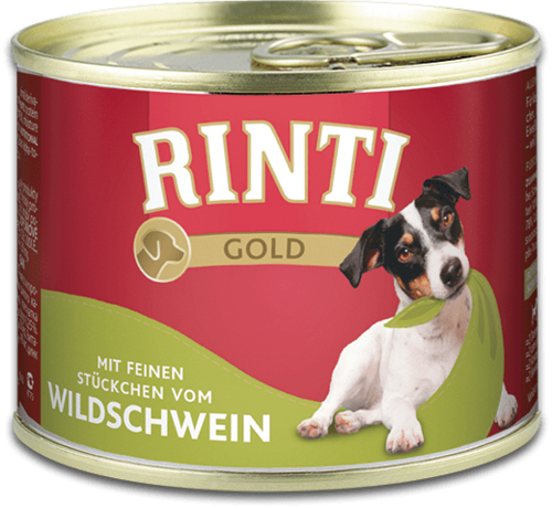 фото Консервы для собак rinti gold adult, с диким кабаном, 185г