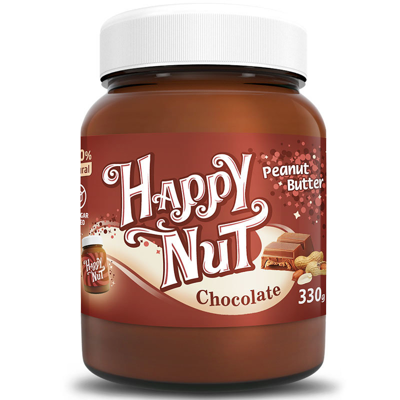 

Арахисовая паста Happy nut с темным шоколадом 330 г