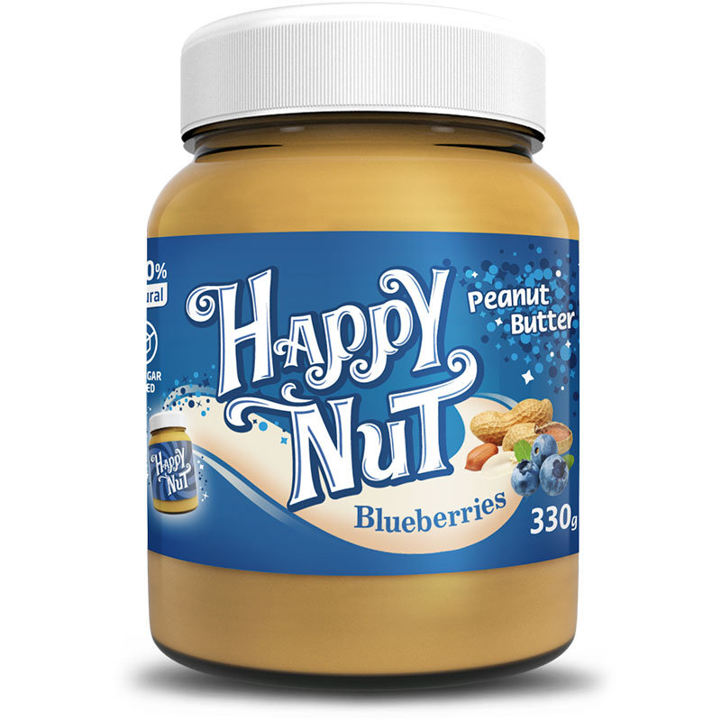 

Арахисовая паста Happy Life Happy Nut с черникой 330 г