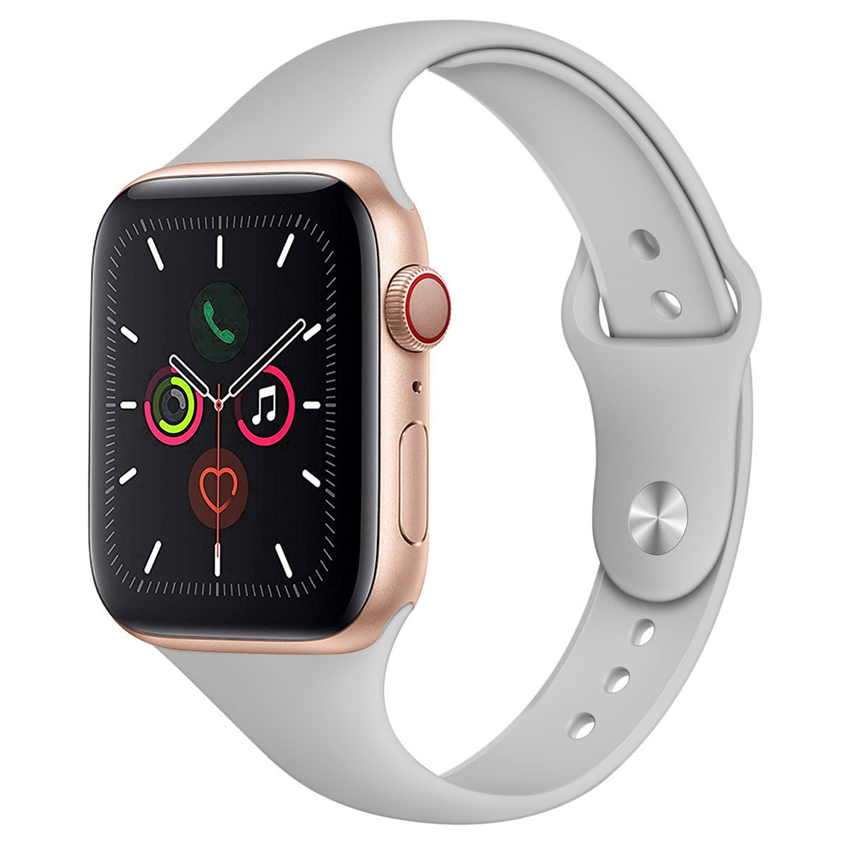 

Сменный ремешок Nuobi Original Slim для Apple Watch 38/40mm Grey, NBRAW38-ORS