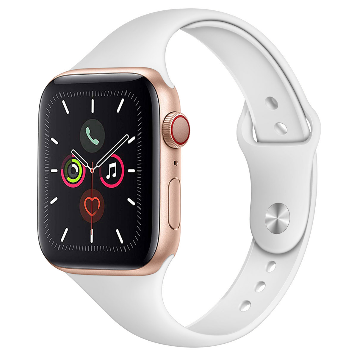

Сменный ремешок Nuobi Original Slim для Apple Watch 38/40mm White, NBRAW38-ORS