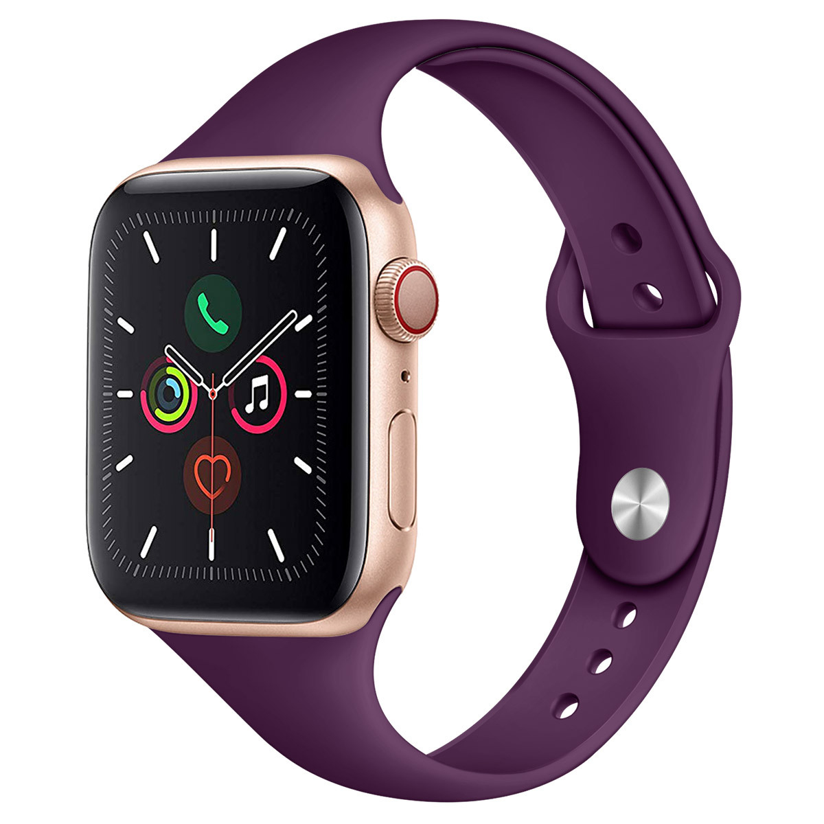 

Сменный ремешок Nuobi Original Slim для Apple Watch 42/44mm Purple, NBRAW42-ORS