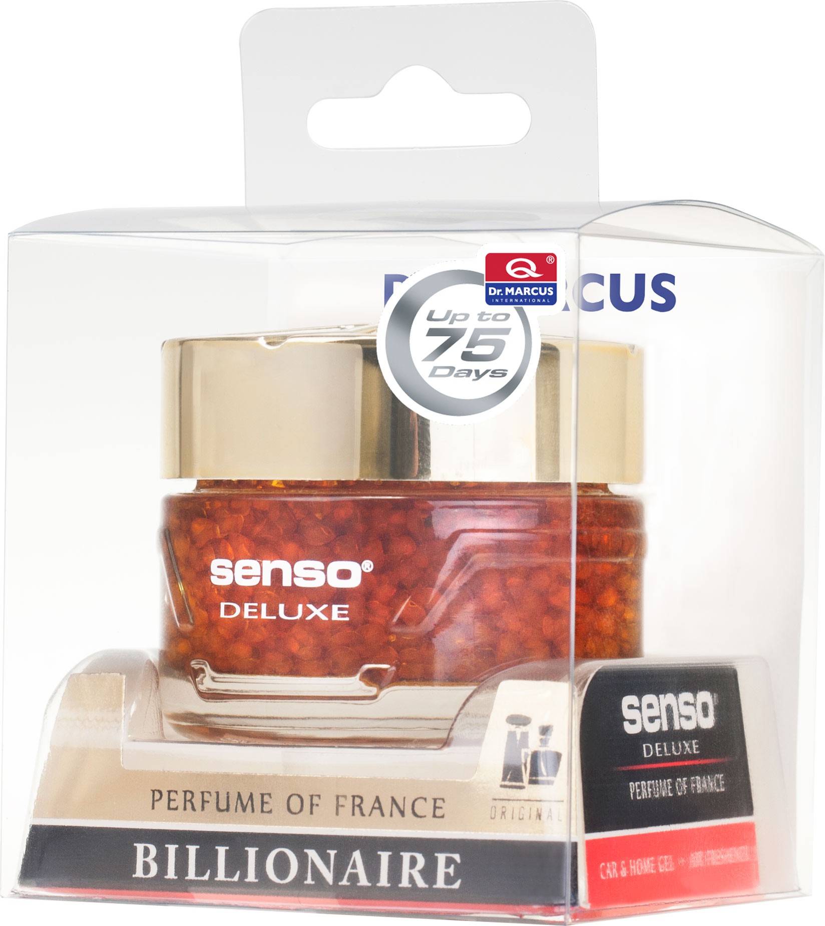 

Ароматизатор в машину DrMarcus Senso Delux Billionaire, Прозрачный;серебристый;серый