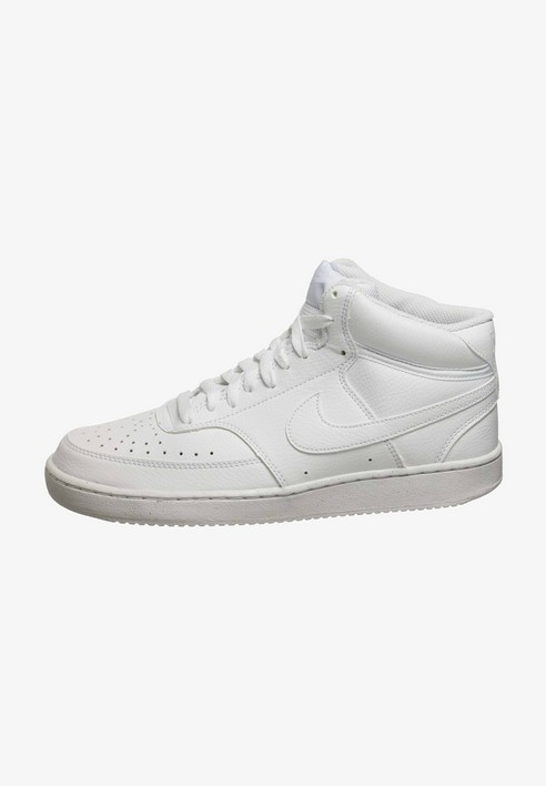 

Кеды мужские Nike Court Vision Mid Be белые 44.5 EU (доставка из-за рубежа), Белый, Court Vision Mid Be